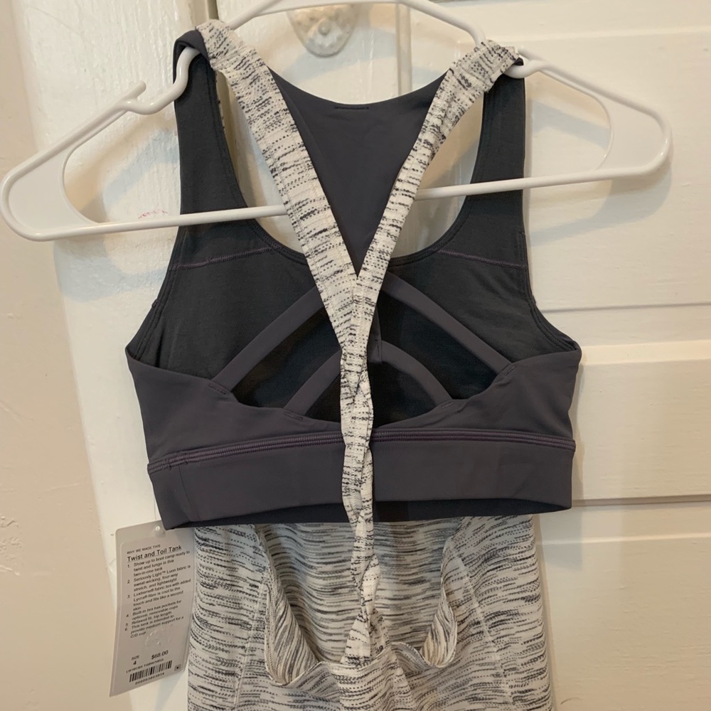 Lululemon Workout Tank Top and attached Sports Bra